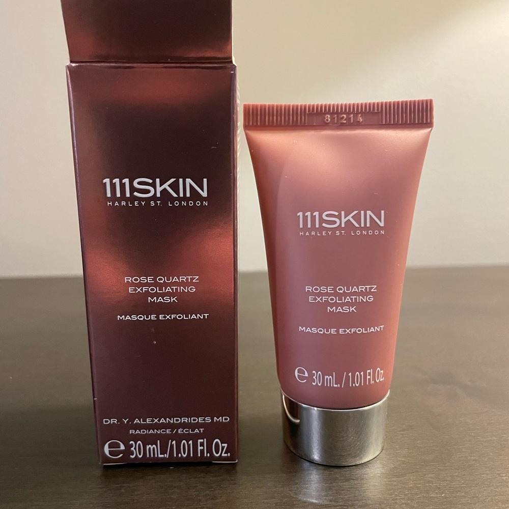 111SKIN Rose Quartz Exfoliating Mask 1 fl oz 30 ml Travel Size NIB